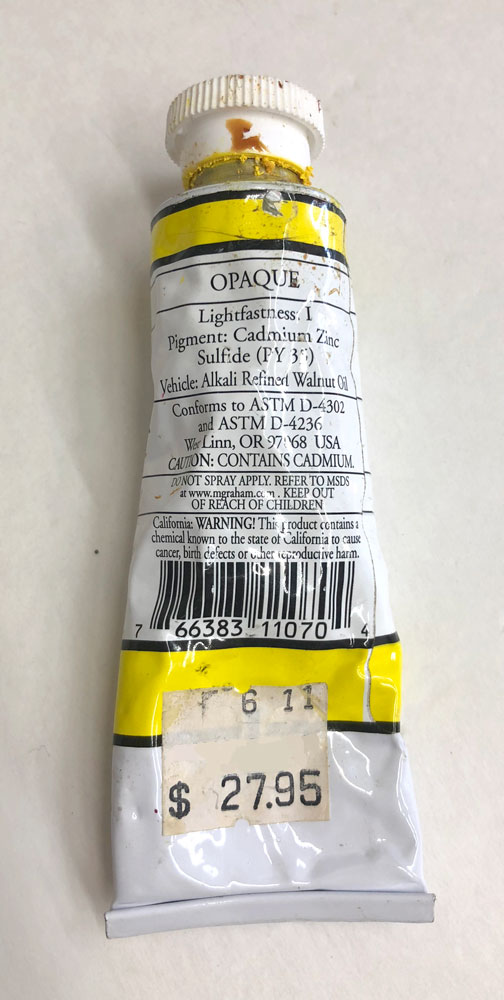 How to Read a Paint Tube Label 