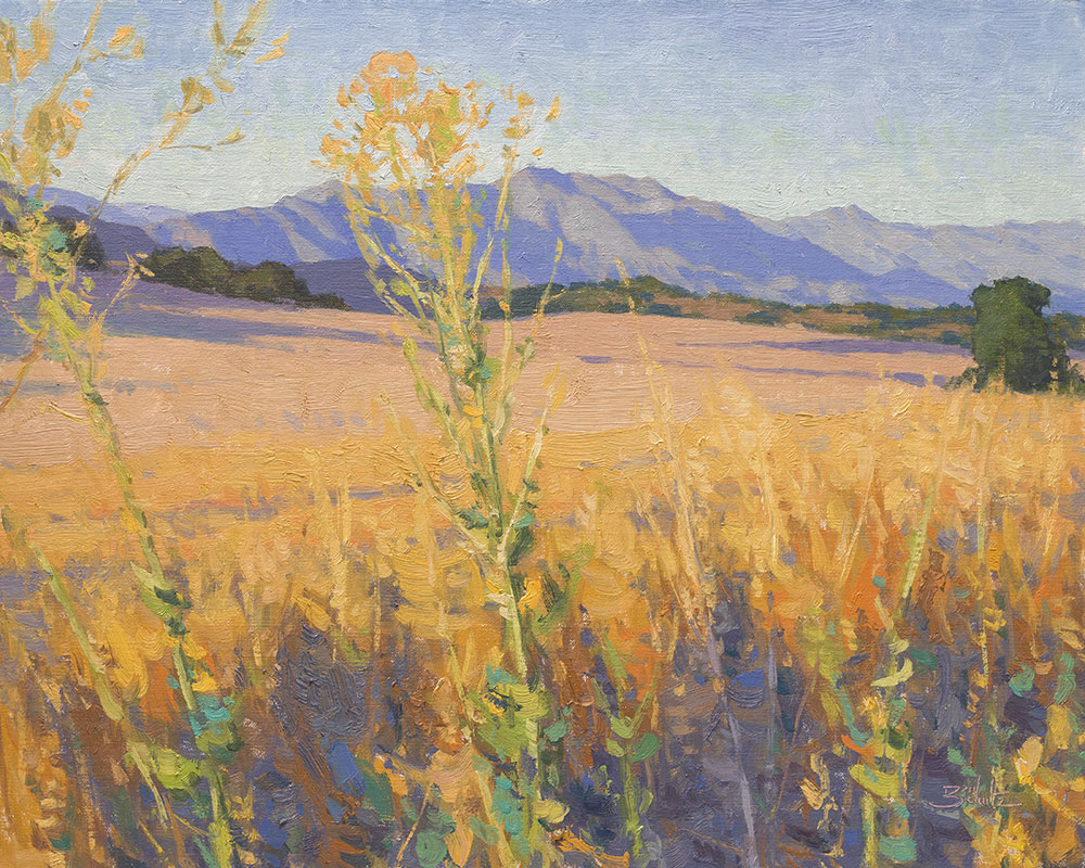 Golden Fields, 16x20 oil painting by Dan Schultz